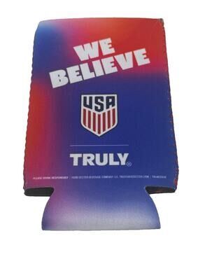 Truly Hard Seltzer Koozie Coozie U.S. Soccer World Cup Beer Soda Cooler New